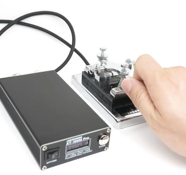 Alt view image 5 of 6 - at 100M Pro Tuner Power Standing Wavemeter 1.8mhz to 30mhz for Any Radio Station and with 3300mAh Lithium Battery OLED Display Portable