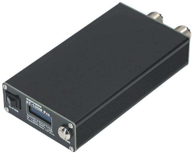 Alt view image 3 of 6 - at 100M Pro Tuner Power Standing Wavemeter 1.8mhz to 30mhz for Any Radio Station and with 3300mAh Lithium Battery OLED Display Portable