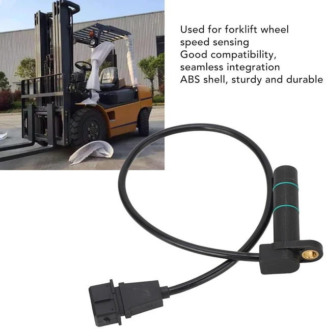 Alt view image 3 of 6 - 0009785008 Wheel Speed Sensor Replacement for Linde H25 H30 H35D Forklifts, ABS Encoder Speed Transducer Compatible with Linde H12 H16 H18 H20 30-351 35D T-1220