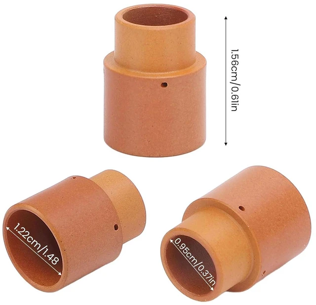 Alt view image 2 of 6 - WALFRONT 5Pcs Plasma Cutting Swirl Ring Tips Plasma Consumables for Versa Cut 40 60 CB50 CB70 (PE0007)