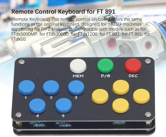 Alt view image 2 of 6 - Shortwave Radio Remote Control Keyboard for FTdx5000MP FTdx3000D FTdx1200 FT 991 FT 891 FTdx10 with MultiFunctions Universal Compatibility
