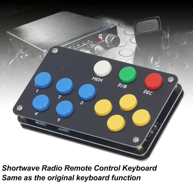 Alt view image 5 of 6 - Shortwave Radio Remote Control Keyboard for FTdx5000MP FTdx3000D FTdx1200 FT 991 FT 891 FTdx10 with MultiFunctions Universal Compatibility