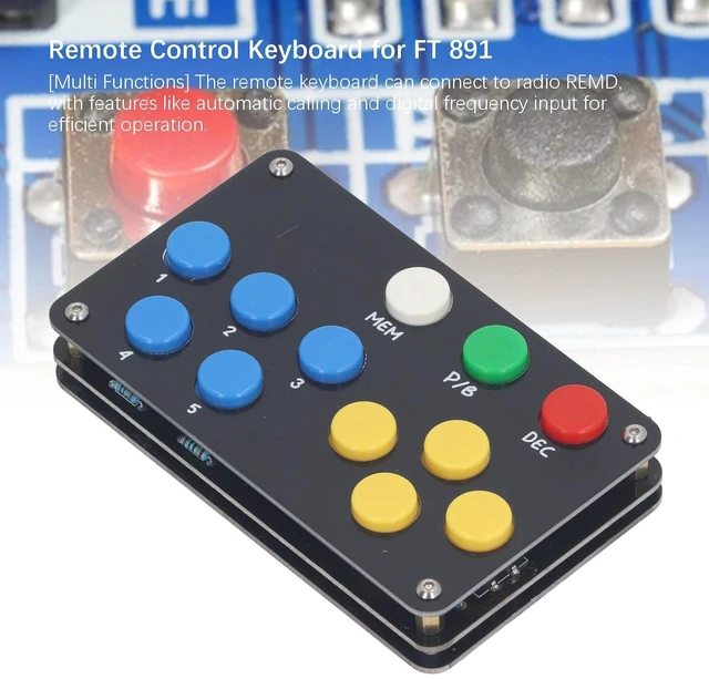 Alt view image 6 of 6 - Shortwave Radio Remote Control Keyboard for FTdx5000MP FTdx3000D FTdx1200 FT 991 FT 891 FTdx10 with MultiFunctions Universal Compatibility