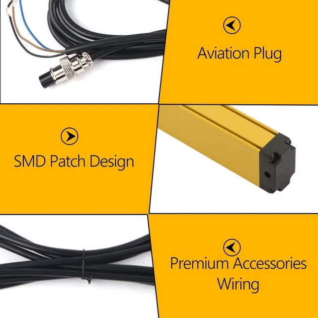 Alt view image 6 of 6 - Light Curtain Sensor Switch 12 Beams Safety Light Grating Security Device DC10-30V (BEM1240-C-440NB)