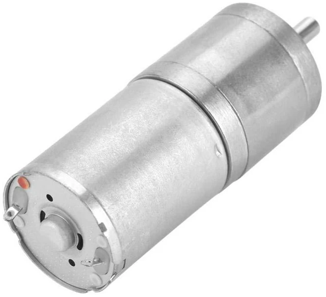 Alt view image 4 of 6 - 25GA-370 DC 12V Micro Motor Speed Reduction Geared Motor Metal Gear Micro Motor for Electronic Lock Outer Diameter 25 mm/1.0in(200RPM)