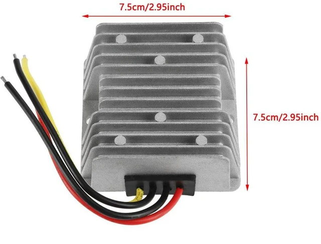 Alt view image 3 of 6 - 12V to 16V Step Up Converter, 152W 8A DC Boost Voltage Regulator Module, IP67 with Overload Protection for Car Automotive, Laptop, LED Strips, CCTV Camera Power Supply