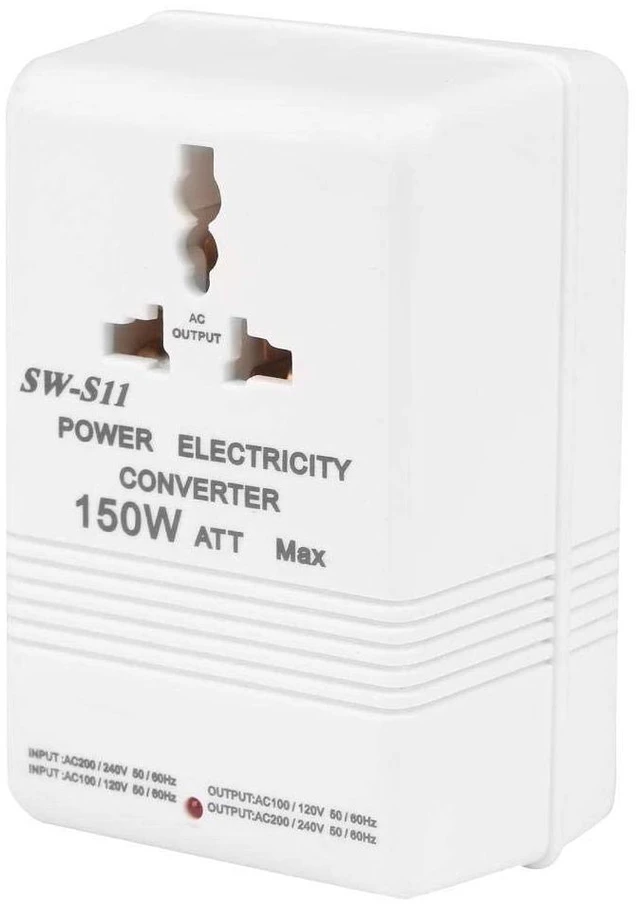 Alt view image 6 of 6 - Voltage Converter SW-S11 150W Step-Up Step-Down Voltage Converter Channel Transformer Universal Power Adapter 220V-110V 110V-220V World Travel Worldwide Plug Adapter CN Plug