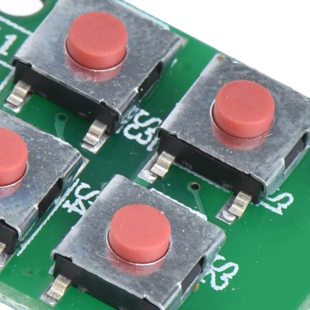 Alt view image 3 of 6 - 5PCS Array Keyboard Module 2x2 Scan Buttons Keyboard Module 4 Keypad Module Push Button Switch Module for Electrical Control