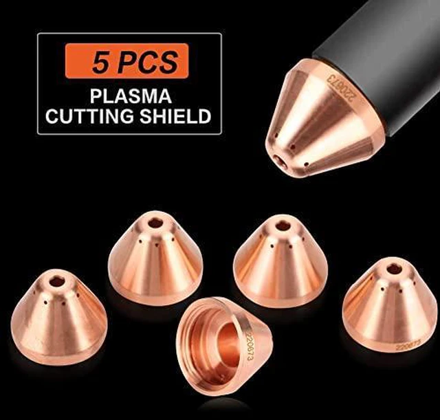 Alt view image 6 of 6 - 5pcs Plasma Consumables 220673 Plasma Cover Fit Plasma Cutter Torch 0.2-0.8MPa Plasma Cutting Torch Consumable