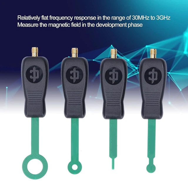 Alt view image 4 of 6 - 4PCs EMI EMC Near Field Probe Kit (30MHz-3GHz) - Magnetic Field Set for PCB Circuit Testing, Pre-Certification, Electronic Component Radiation Detection with Spectrum Analyzer
