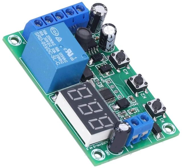 Main image of DC Current Detection Module Relay Switch Sensor Digital Display Motor Controller Digital Display with Error Calibration Function 12V