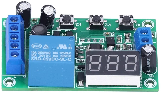 Alt view image 2 of 6 - DC Current Detection Module Relay Switch Sensor Digital Display Motor Controller Digital Display with Error Calibration Function 12V