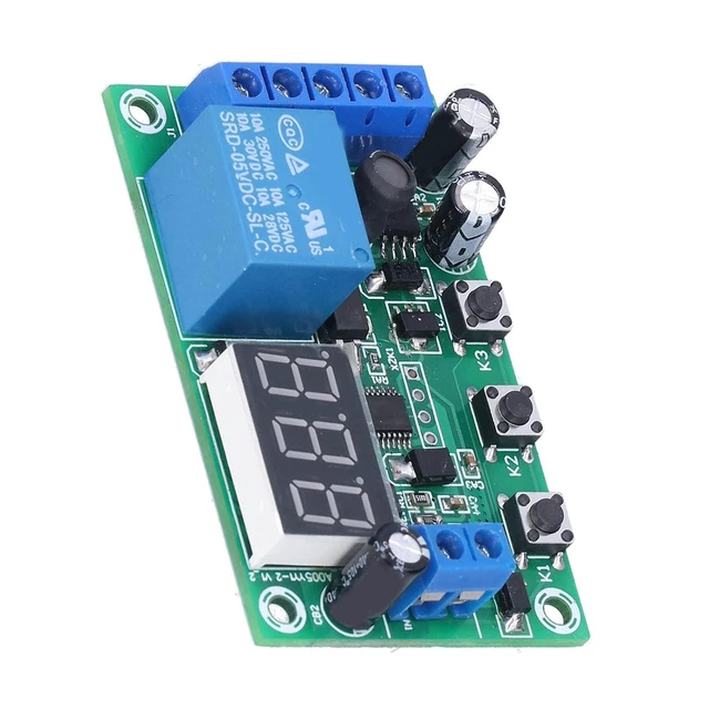 Alt view image 4 of 6 - DC Current Detection Module Relay Switch Sensor Digital Display Motor Controller Digital Display with Error Calibration Function 12V