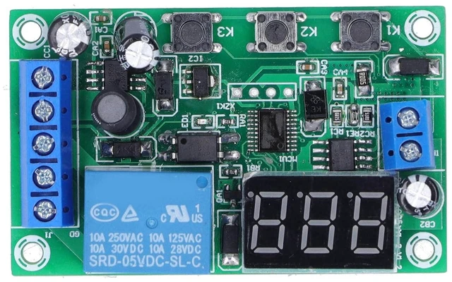 Alt view image 6 of 6 - DC Current Detection Module Relay Switch Sensor Digital Display Motor Controller Digital Display with Error Calibration Function 12V