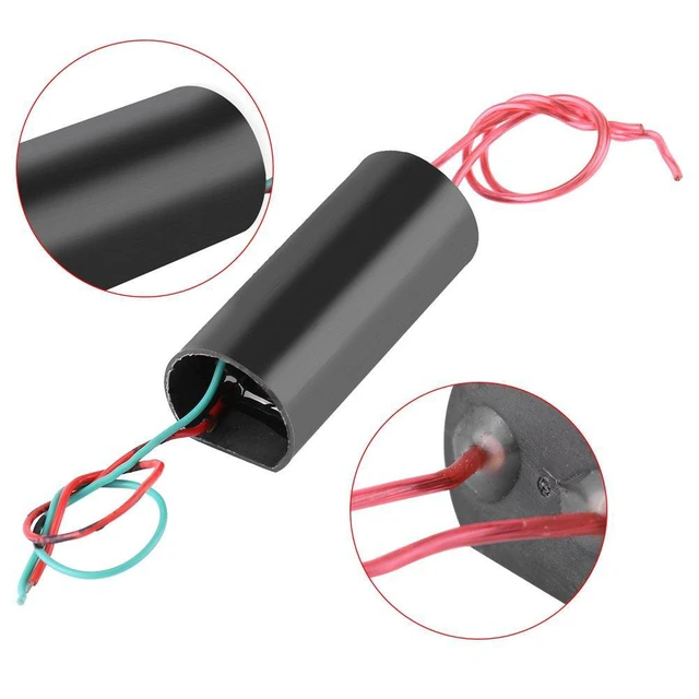 Alt view image 4 of 6 - High Voltage Transformer DC 6-12V to 80KV Boost Step-up Module, High Temperature Igniter Generator 80000V Pulse Arc Ignition Coil for Spark Experiment Ignition