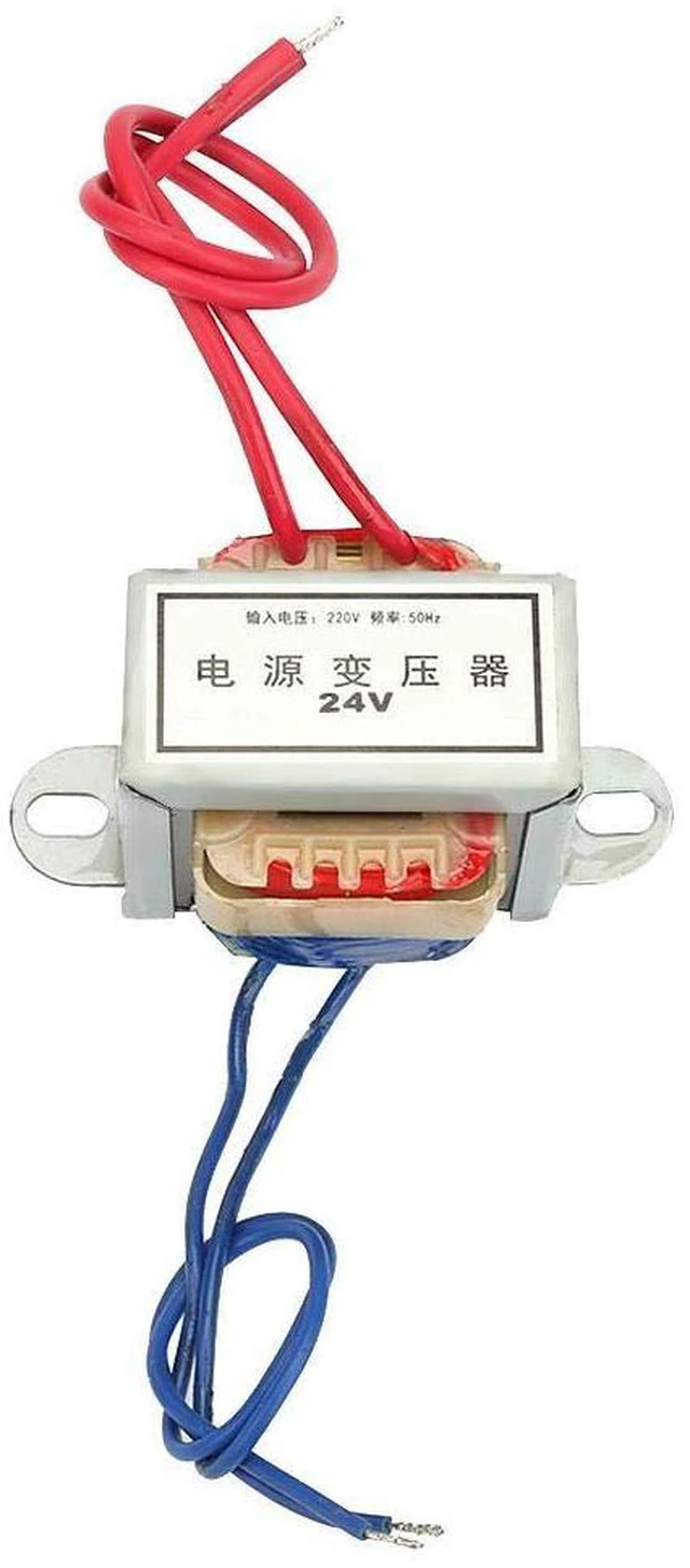Main image of EI Power Transformer 5W AC 220V to 12V 24V 50Hz Single Phase Vertical Mount for Lighting Power Supplies Audio Equipment (24V)