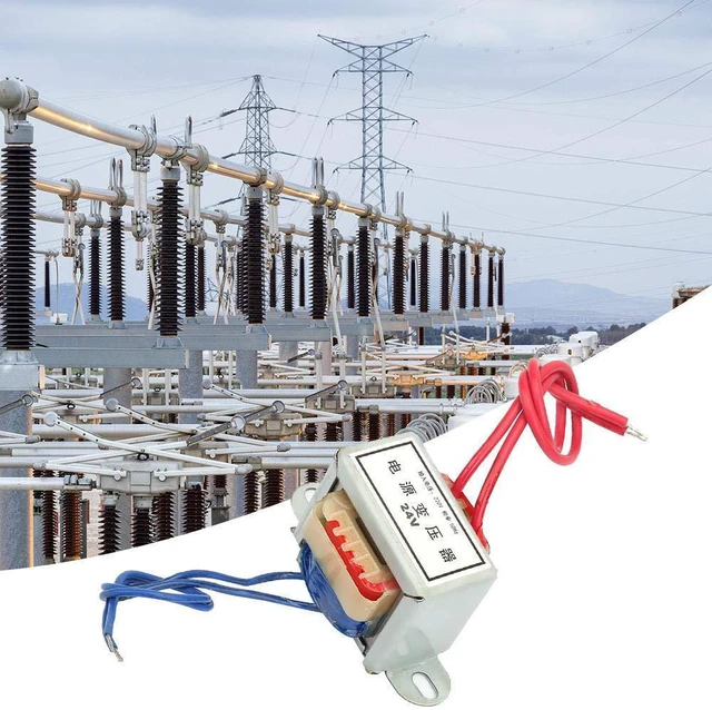 Alt view image 4 of 6 - EI Power Transformer 5W AC 220V to 12V 24V 50Hz Single Phase Vertical Mount for Lighting Power Supplies Audio Equipment (24V)