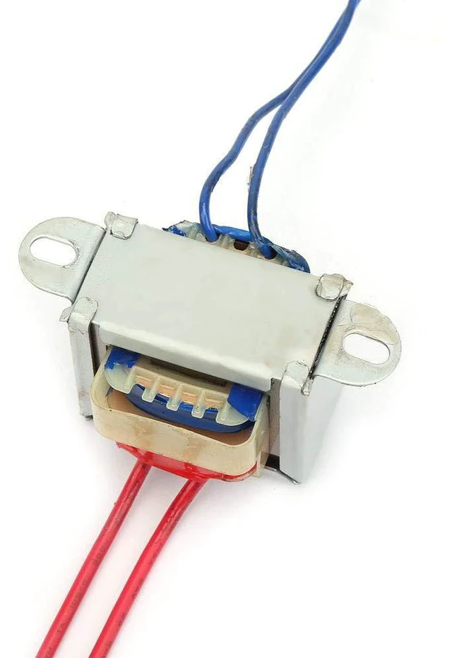Alt view image 6 of 6 - EI Power Transformer 5W AC 220V to 12V 24V 50Hz Single Phase Vertical Mount for Lighting Power Supplies Audio Equipment (24V)