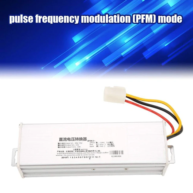 Alt view image 5 of 6 - DC-DC 36V-72V to 24V Converter Step Down Voltage Module Power Converter Transformer High Efficiency 10A 240W Voltage Regulator