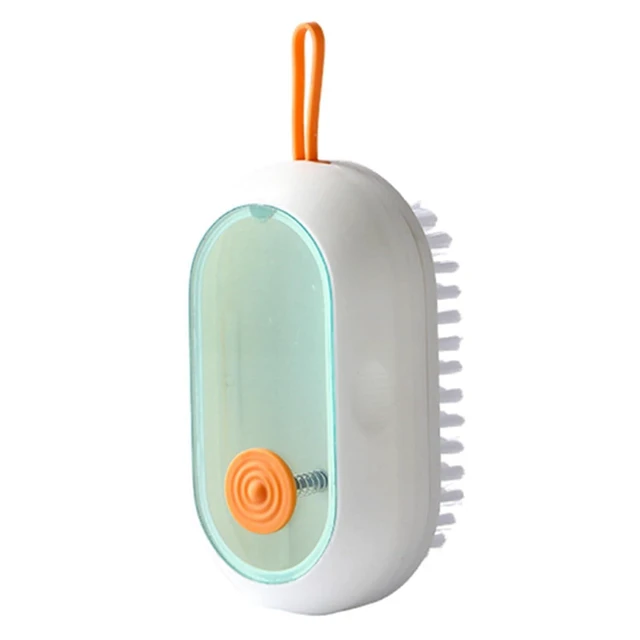 Alt view image 5 of 5 - WALFRONT Soap Dispensing Scrub Brush, ABS Nylon Wire Shoes Brush 12 X 6.5