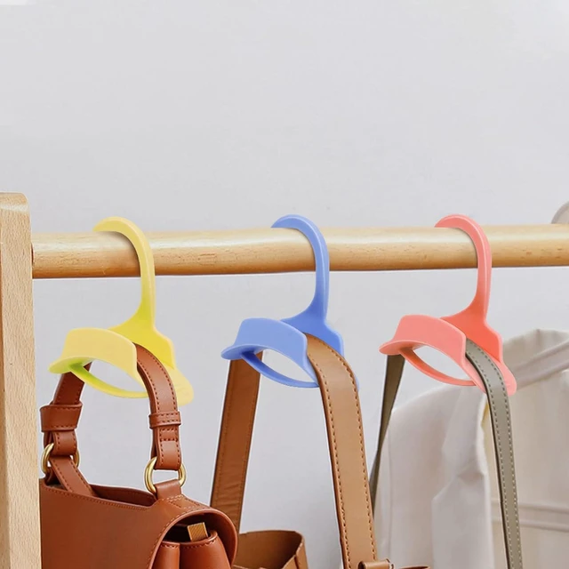Alt view image 3 of 6 - Walfront Purse Hanger Hook, PP Handbag Hanger with Rounded Raised Edges,