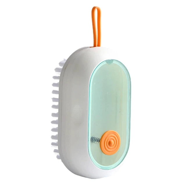Alt view image 2 of 5 - WALFRONT Soap Dispensing Scrub Brush, ABS Nylon Wire Shoes Brush 12 X 6.5