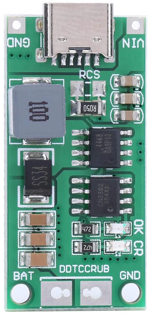 Alt view image 2 of 6 - Walfront 3pcs Step Up Boost Li ion Battery Charger Module DDTCCRUB Lithium 3.7V 4.2V Battery Charger Board with Adjustable DC to DC Step Up Module for DIY Kit Parts