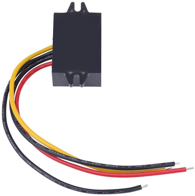 Alt view image 5 of 6 - DC24V to 12V Voltage Reducer, Walfront 600W 5A DC to DC IP68 Car Step Down Converter Supply Transformer Volt Inverter for Car Auto Motor Vehicle Automotive