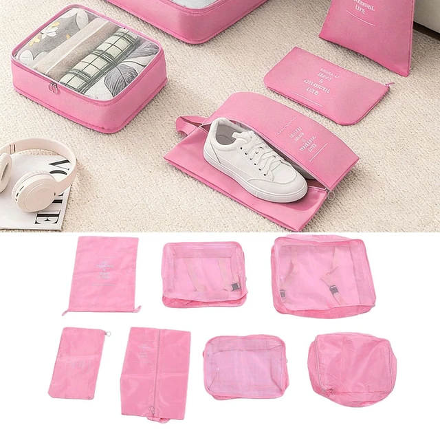 Alt view image 3 of 6 - WALFRONT Packing Cubes Set, Polyester Luggage Organizers with Breathable