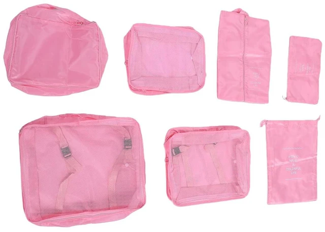 Alt view image 4 of 6 - WALFRONT Packing Cubes Set, Polyester Luggage Organizers with Breathable