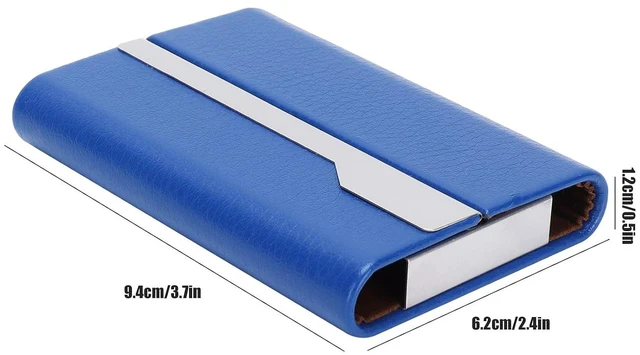 Alt view image 2 of 6 - Walfront Business Card Holder, PU Leather Card Case with Magnetic (016#)