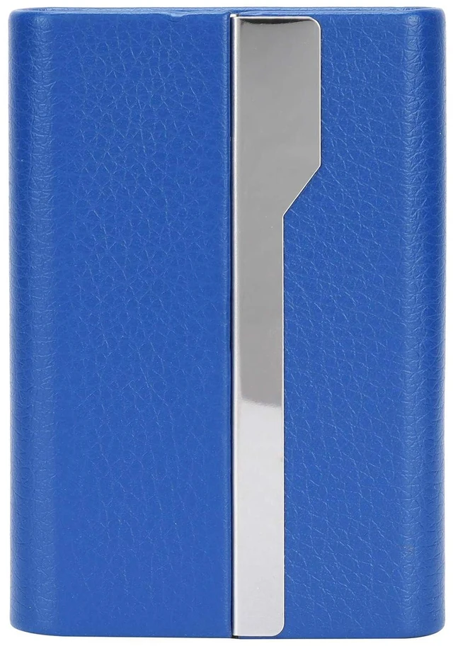 Alt view image 5 of 6 - Walfront Business Card Holder, PU Leather Card Case with Magnetic (016#)