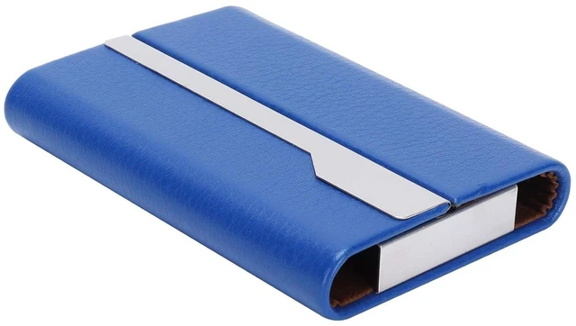 Alt view image 6 of 6 - Walfront Business Card Holder, PU Leather Card Case with Magnetic (016#)
