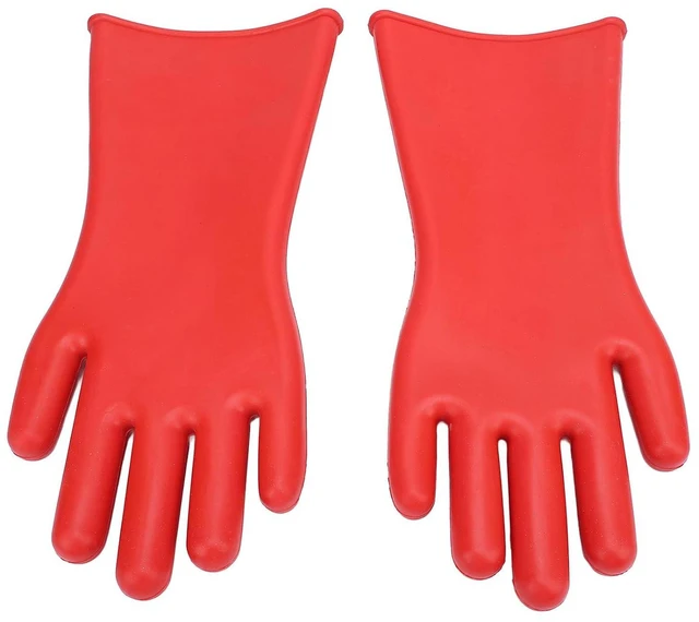 Alt view image 2 of 6 - Walfront Electrical Insulated Rubber Gloves, 12KV High Voltage