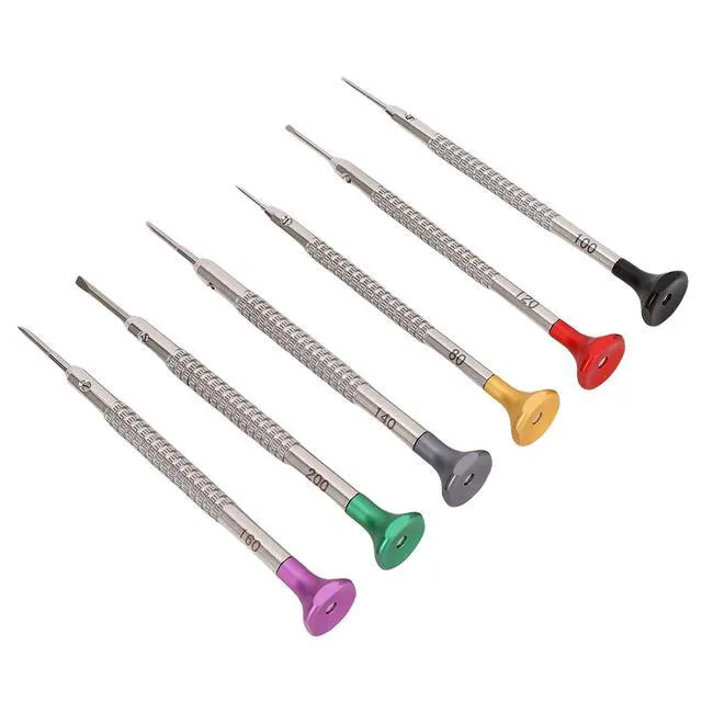 Alt view image 2 of 6 - WALFRONT Watch Repair Screwdriver Set 6 Piece S2 Alloy Steel