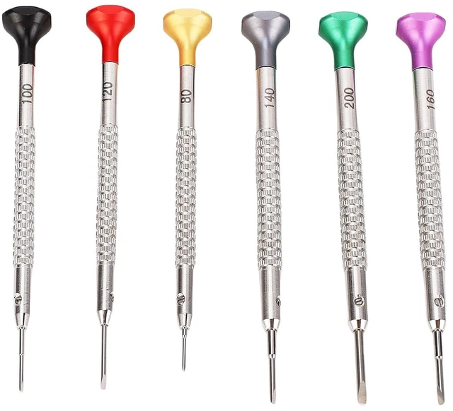 Alt view image 3 of 6 - WALFRONT Watch Repair Screwdriver Set 6 Piece S2 Alloy Steel