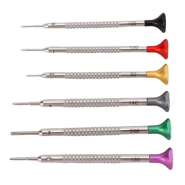 Alt view image 4 of 6 - WALFRONT Watch Repair Screwdriver Set 6 Piece S2 Alloy Steel