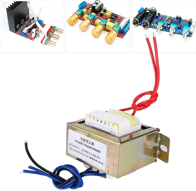 Alt view image 6 of 6 - Power Transformer, Amplifier Power Transformer 18V 50W AC 220V to AC 18V Electric Power Transformer for 2.1 Channel Amplifier Board Preamplifier, Isolated Power Transformer (94)