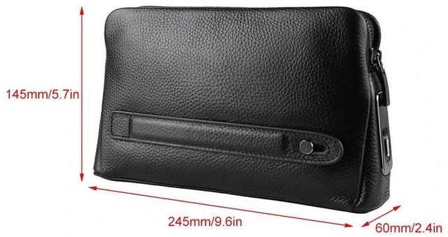 Alt view image 4 of 6 - Walfront Smart Fingerprint Wallet, Leather Men Wallet with Capacitive
