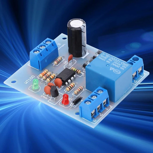 Alt view image 6 of 6 - 12V DC Water Level Controller Automatic Liquid Level Sensor Switch Module for Control Filling Draining System with Anti Interference PCB Board