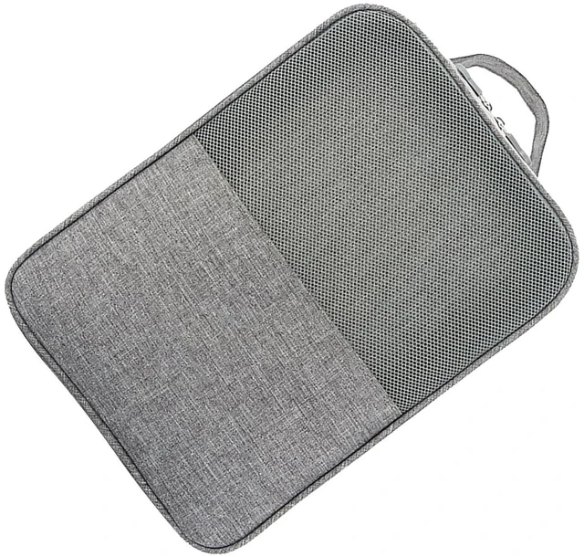 Alt view image 4 of 6 - WALFRONT Shoe Pouch, Cationic Oxford Cloth Shoe Bag, (Deep Gray)