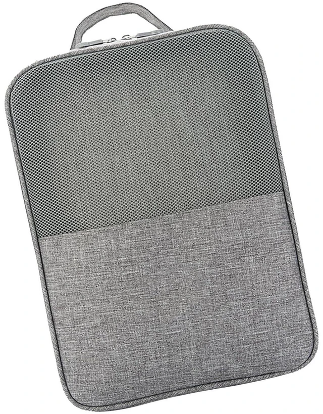 Alt view image 6 of 6 - WALFRONT Shoe Pouch, Cationic Oxford Cloth Shoe Bag, (Deep Gray)