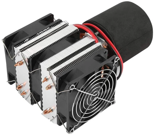 Alt view image 5 of 6 - Mini Air Conditioner DC 12V Semiconductor Refrigeration Cooling System DIY Cooler Kit for Refrigerated Drinks, Thermoelectric Peltier Cooling Heat Sink