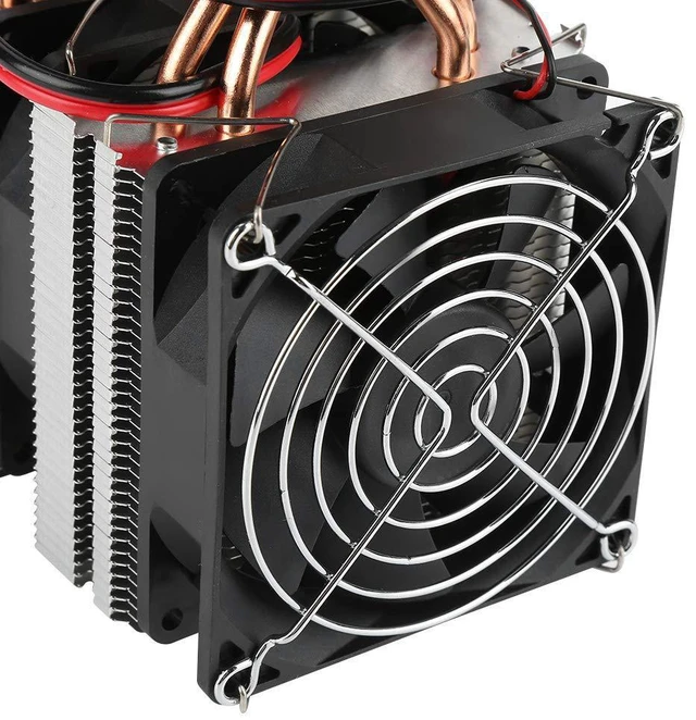 Alt view image 6 of 6 - Mini Air Conditioner DC 12V Semiconductor Refrigeration Cooling System DIY Cooler Kit for Refrigerated Drinks, Thermoelectric Peltier Cooling Heat Sink