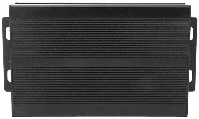 Alt view image 6 of 6 - Enclosure Project Box 40x97x150mm Electronic DIY Circuit Board Protective Box Cooling Case Enclosure Split Body Case for Power Amplifier Aluminum Box Analyzer Housing Black