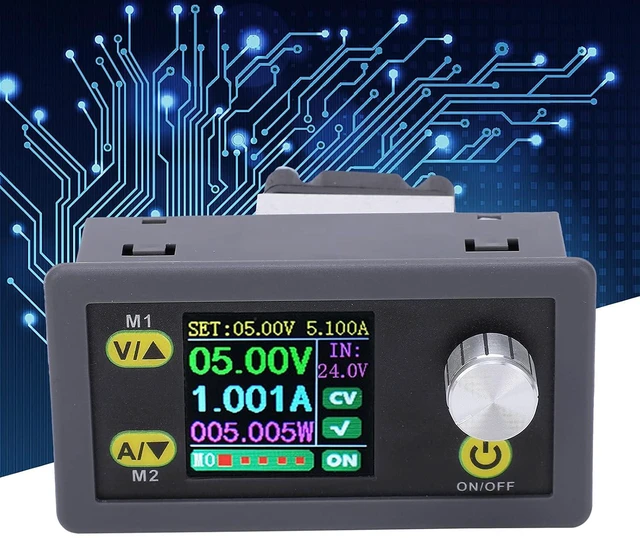 Alt view image 2 of 6 - WZ3605E 80W Boost Converter 5A Voltage Regulator, Programmable DC-DC Step Up Converter Module with LCD Display for Solar Panel Battery Charger DIY Power Supply
