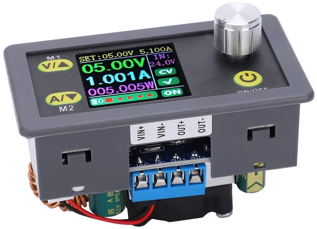Alt view image 4 of 6 - WZ3605E 80W Boost Converter 5A Voltage Regulator, Programmable DC-DC Step Up Converter Module with LCD Display for Solar Panel Battery Charger DIY Power Supply