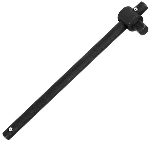 Main image of Walfront Sliding Wrench Breaker Bar T Handle Socket Wrench Heavy Duty Steel With Ergonomic Design (1/2", 357g/12.6oz)