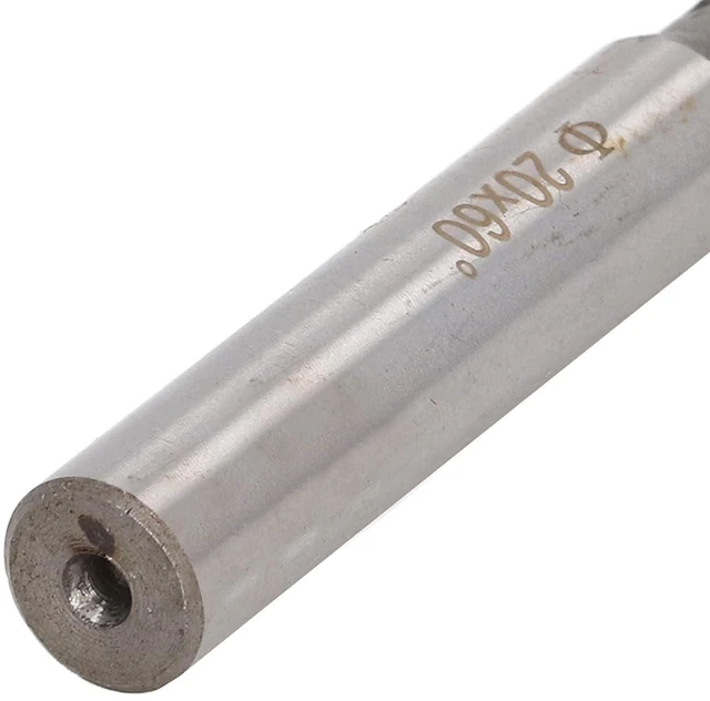 Alt view image 6 of 6 - Carbide Dovetail Cutter 60 Degree 6 Flutes 20mm/ 0.8in Slotting Milling Cutter for Metalworking Straight Shank End Mill