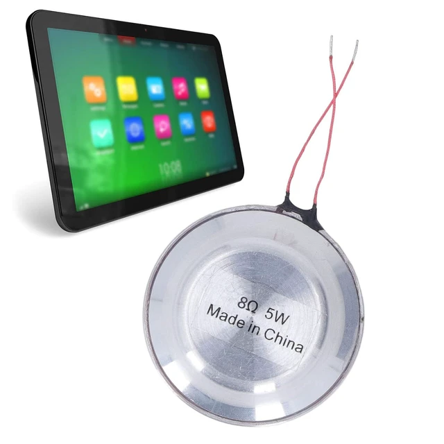 Alt view image 4 of 6 - Walfront Vibration Speaker Round Resonance Speaker 35MM Single Direction Internal Magnetic Type All Frequency Vibration Louderspeaker for Electronic Equipment 85dB (8 5W)